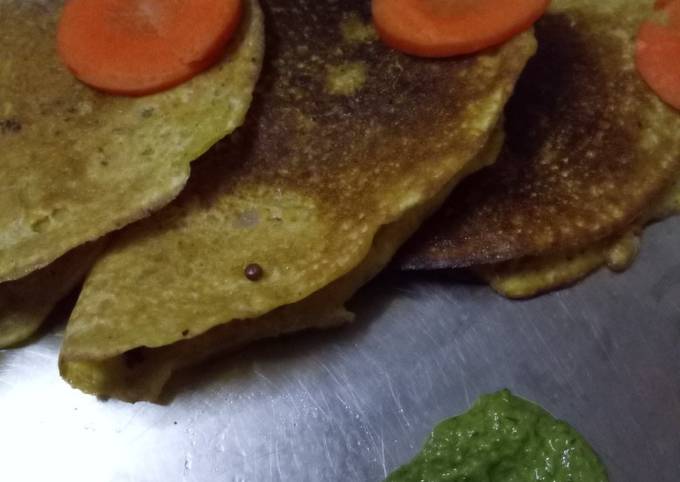Healthy veg pancakes Recipe