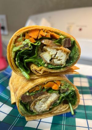 A picture of 🌯 Tofu wrap 🌯.