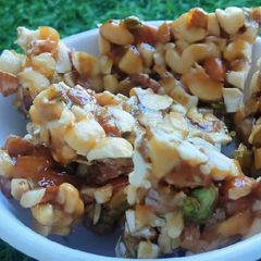 A picture of Dry Fruits chikki.