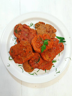 Una foto de Milanesas veganas de Seitán