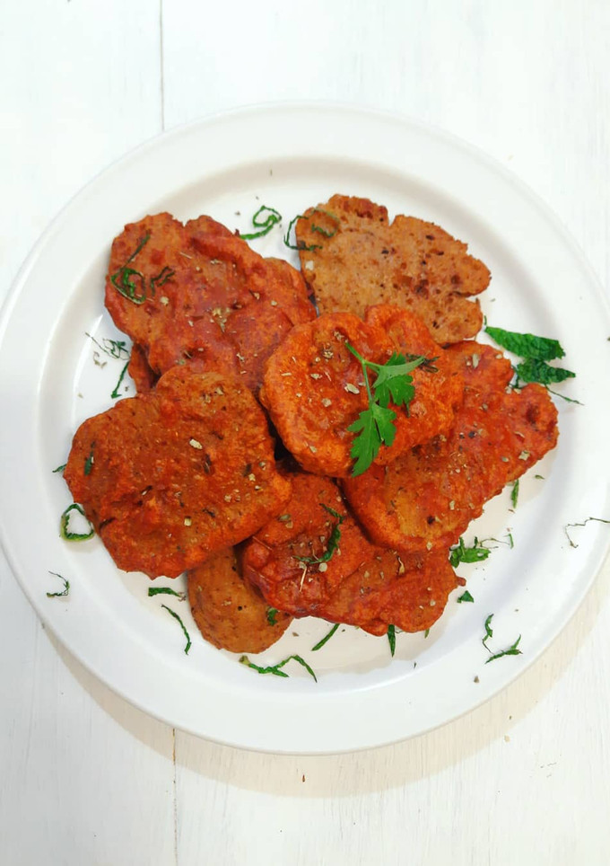 Una foto de Milanesas veganas de Seitán
