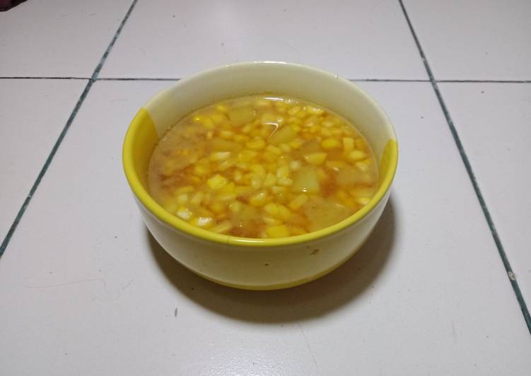 Kolak jagung kentang Kolak jagung kentang