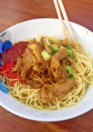 Foto resep Mie Ayam Gerobak versi Rumahan 