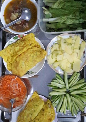 Hình của món Bánh xèo.