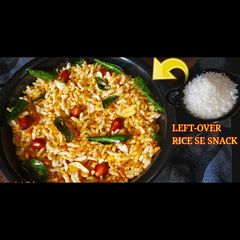 A picture of Left over rice snack.