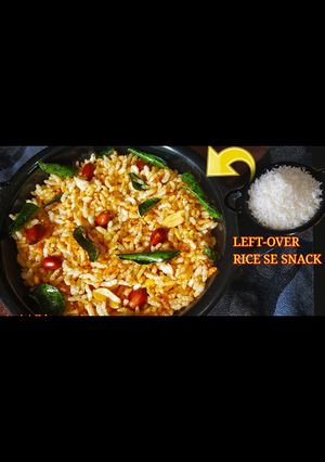 A picture of Left over rice snack.