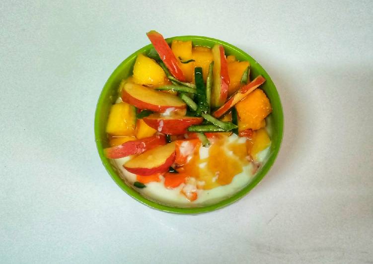 Guide to Make Tropical fruit salad with yoghurt in 33 Minutes for Young Wife