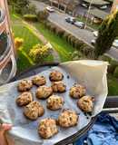 Galletas veganas tipo chunky
