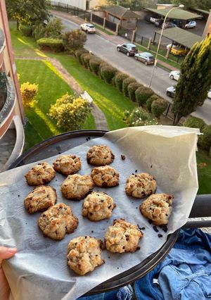 Una foto de Galletas veganas tipo chunky