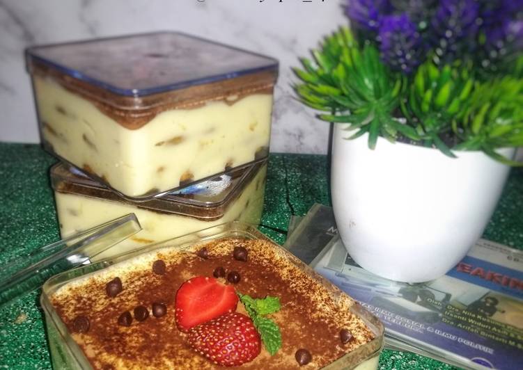 Resep Tiramisu Dessert Box, Enak Banget