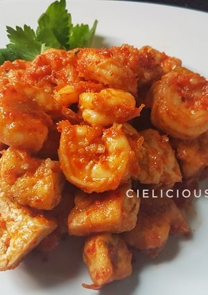Foto resep Udang Saus Padang