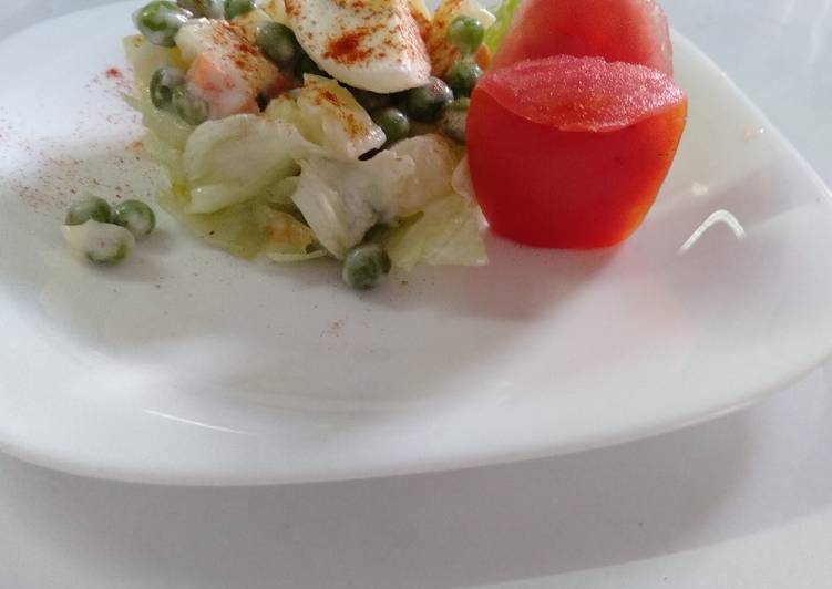 Recipe of Tasty Egg russian salad