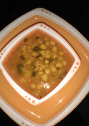 A picture of Chole ki sabji.
