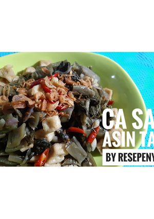 Foto resep Ca Sawi Asin Tahu