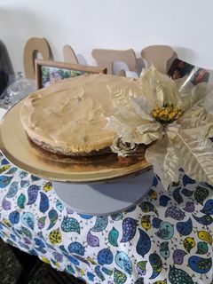 Una foto de Cheesecake dulce de leche fácil