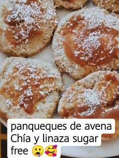 Una foto de Panqueques saludables