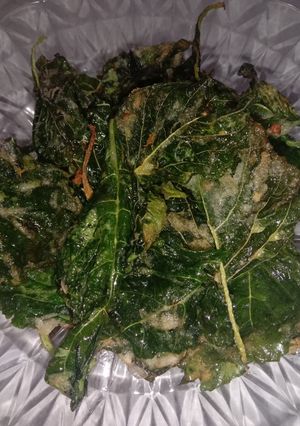 Foto resep Cemilan Daun Bayam