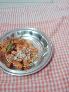பூசணிக்காய் பொரியல் (Poosanikkai poriyal recipe in tamil) செய்முறை முக்கிய புகைப்படம்