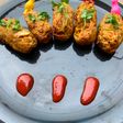 Cabbage aloo pakora in air fryer
