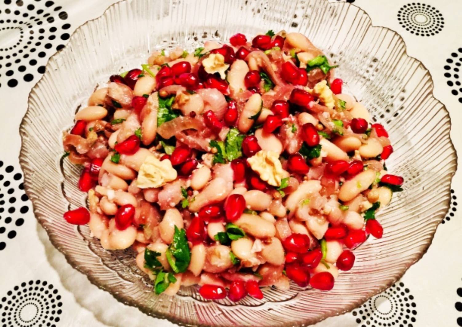 Салат с гранатовыми зернами рецепт с фото пошагово