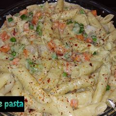 White sauce pasta A picture of White sauce pasta.