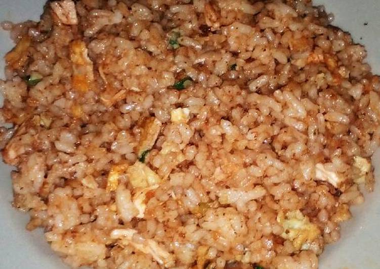 Langkah Mudah untuk Menyiapkan Nasi goreng rendang Anti Gagal