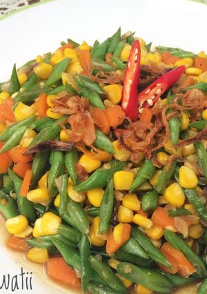 Foto resep Tumis Buncis Jagung Wortel