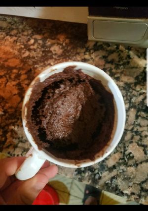 Una foto de Mug cake (torta de taza en microondas)
