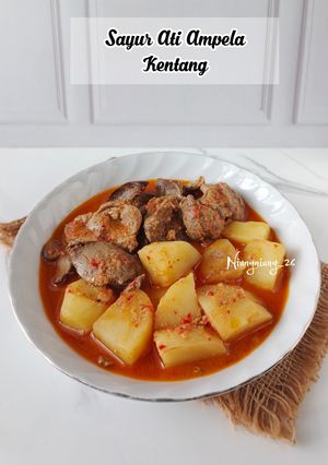Foto resep Sayur Ati Ampela Kentang