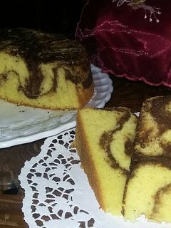 Foto resep Sponge Marble Mocca Cake