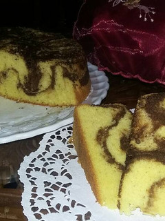 Foto resep Sponge Marble Mocca Cake