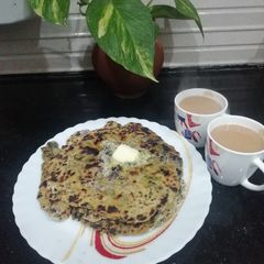 Jowar and Methi Paratha A picture of Jowar and Methi Paratha.