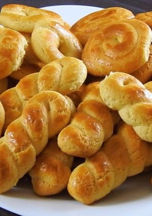 Φωτογραφία της συνταγής Κουλουράκια Γάλακτος με Άρωμα Βανίλια - Πορτοκάλι