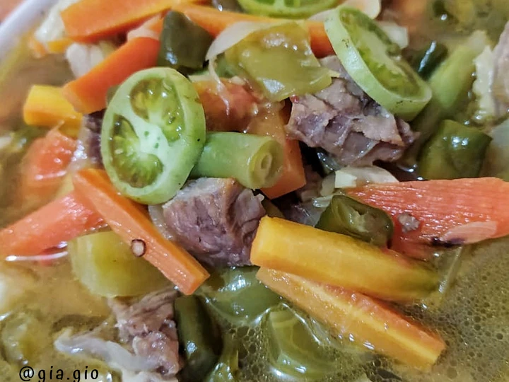 Langkah Gampang Menyiapkan Resep Asem Asem Daging Sapi yang Enak