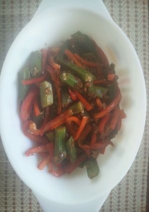 A picture of Okra bell pepper.