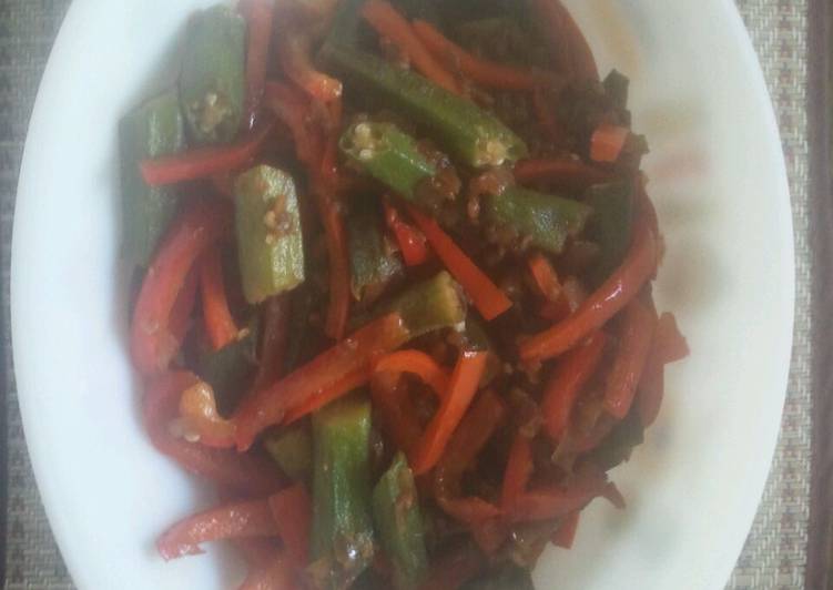 How to Prepare Speedy Okra bell pepper