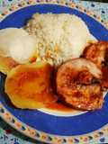 Lomo de cerdo con Guindones