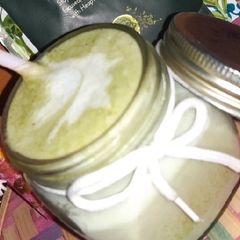 A picture of Matcha green tea.
