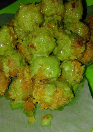 Foto resep Bola2 pisang greentea