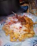 Fideos caseros con tuco express