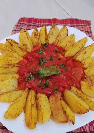 صورة لوصفة اصابع البطاطا المتبلة
