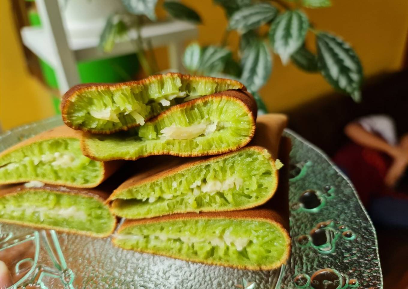 Martabak Lipat Pandan Keju