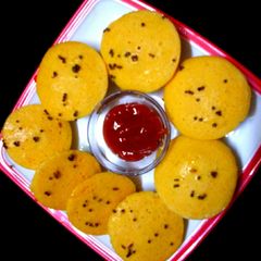 A picture of Idli Dhokla.