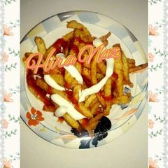 A picture of #CrispyFrenchFries..! #RamadanKiTayari!!.