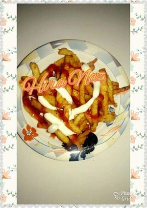 A picture of #CrispyFrenchFries..! #RamadanKiTayari!!.