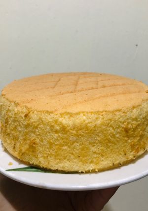 Hình của món Bánh bông lan hương cam.