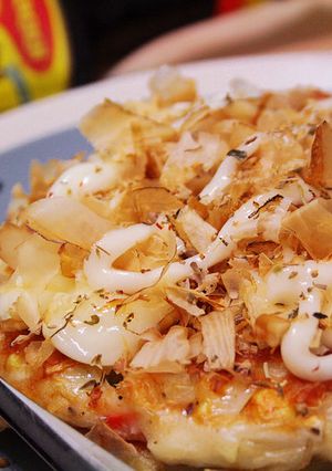 日式風味大阪燒 的食譜成品照片