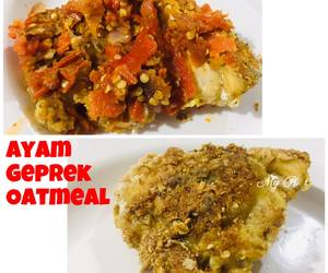 Resep Terbaru AYAM GEPREK OATMEAL 33 Lezat Mantap