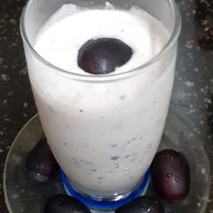 A picture of Black plum (Jamun) Smoothie.