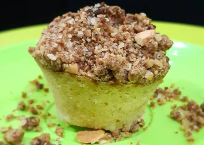 Lemon Oatmeal Muffin with Oatmeal Streusel